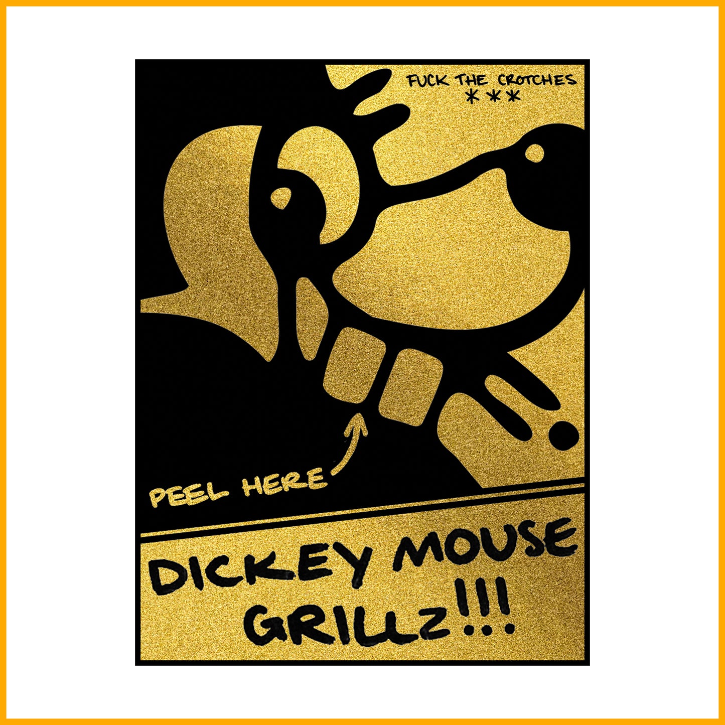 Dickey Mouse Grillz Sticker