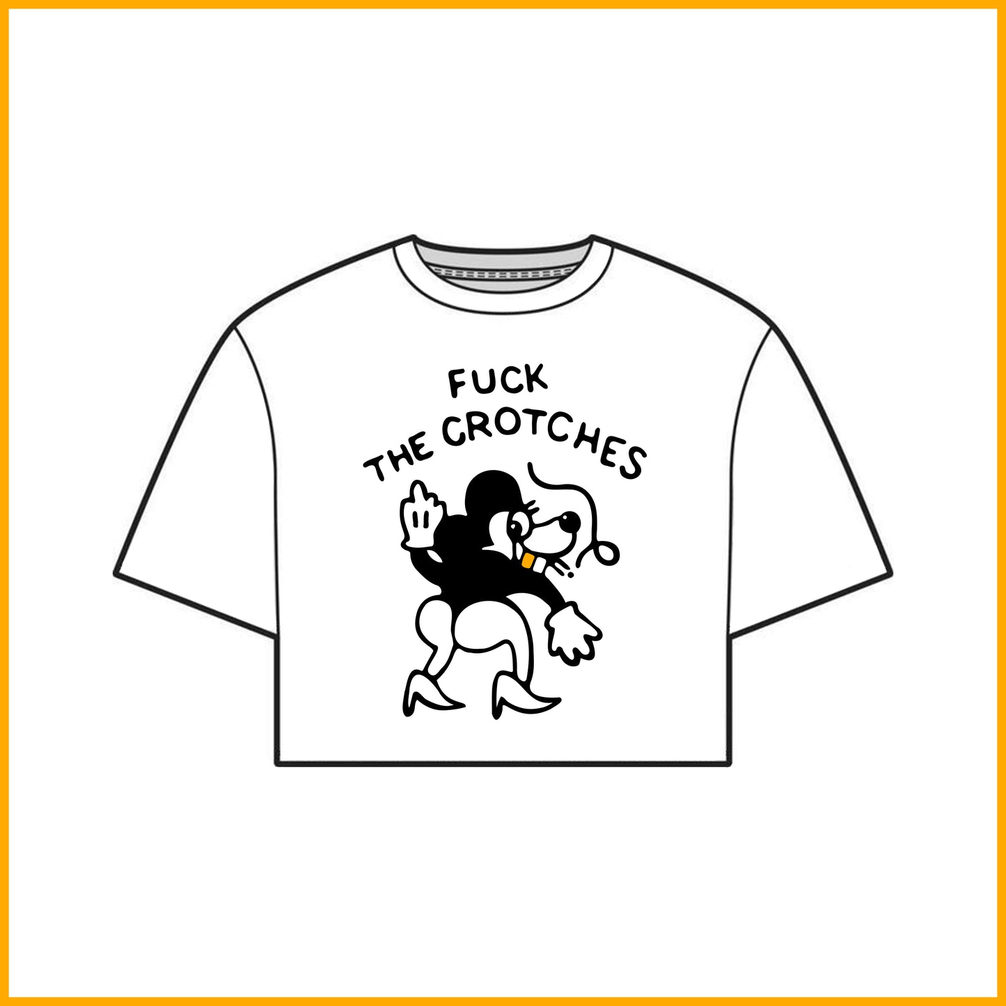 Dickey Mouse Crop Top
