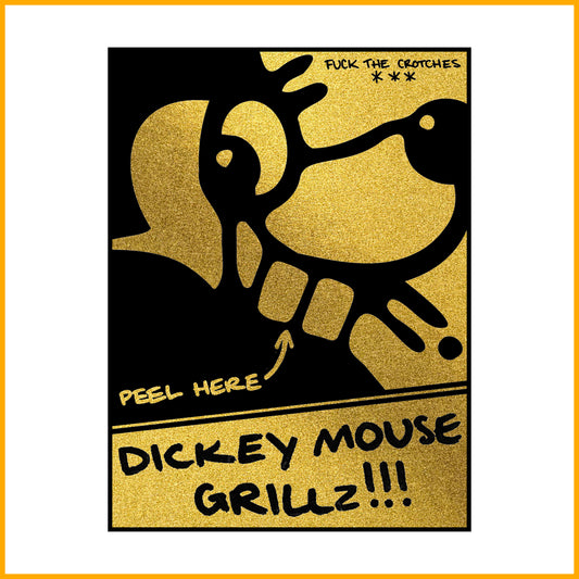 Dickey Mouse Grillz Sticker